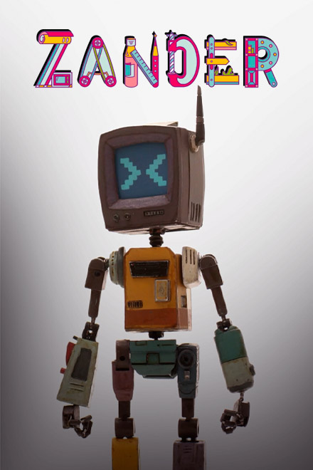 Robot hecho de distintas piezas, Zander, ver Zander gratis, series infantiles gratis, series online, series gratis, series animadas