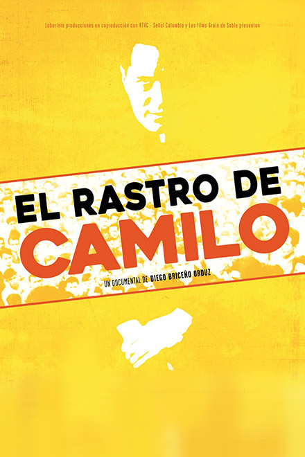 Póster oficial El rastro de Camilo, documental colombiano completo