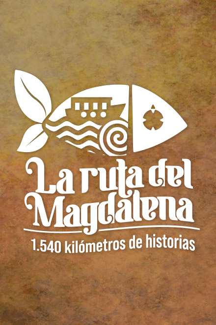 Póster Ruta del Magdalena, podcasts colombianos gratis, río Magdalena, Ruta del Magdalena de Señal Colombia, podcast en RTVCPlay, series sonoras, series gratis