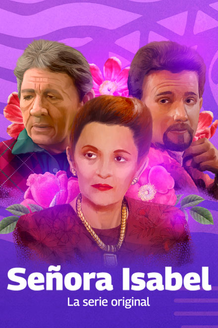 Ilustración para el póster la novela colombiana Señora Isabel