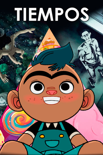 Póster Tiempos, cortometraje animado dirigido por David Andrés Mesa, disponible ahora en RTVCPlay