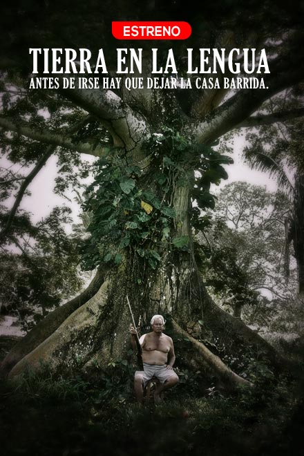 Póster Tierra en la lengua, película de ficción colombiana disponible en RTVCPlay