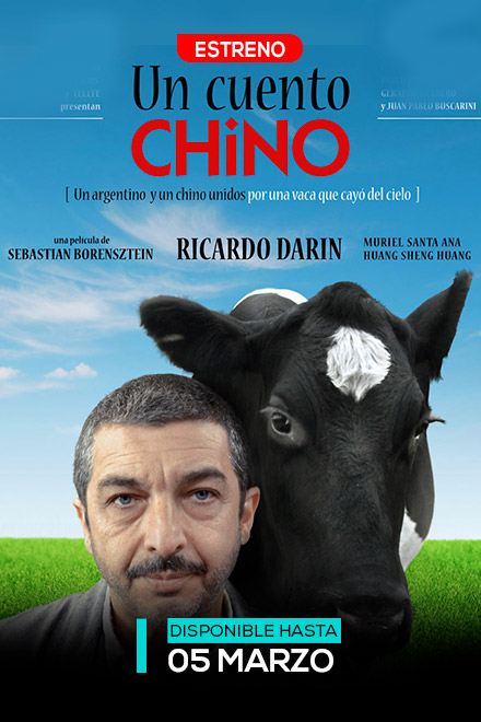 Póster Un cuento chino, película de ficción argentina disponible en RTVCPlay