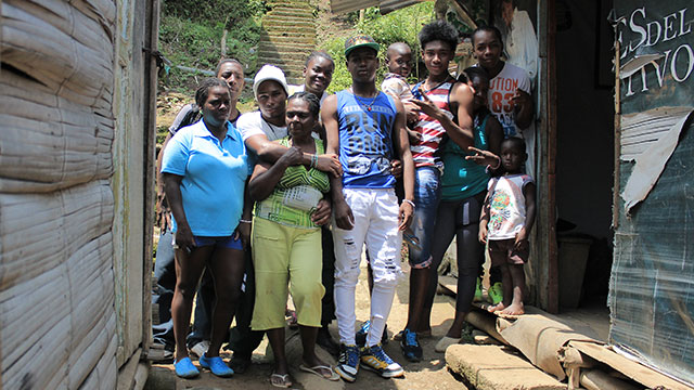 Comunidad afro en un barrio de Pereira 