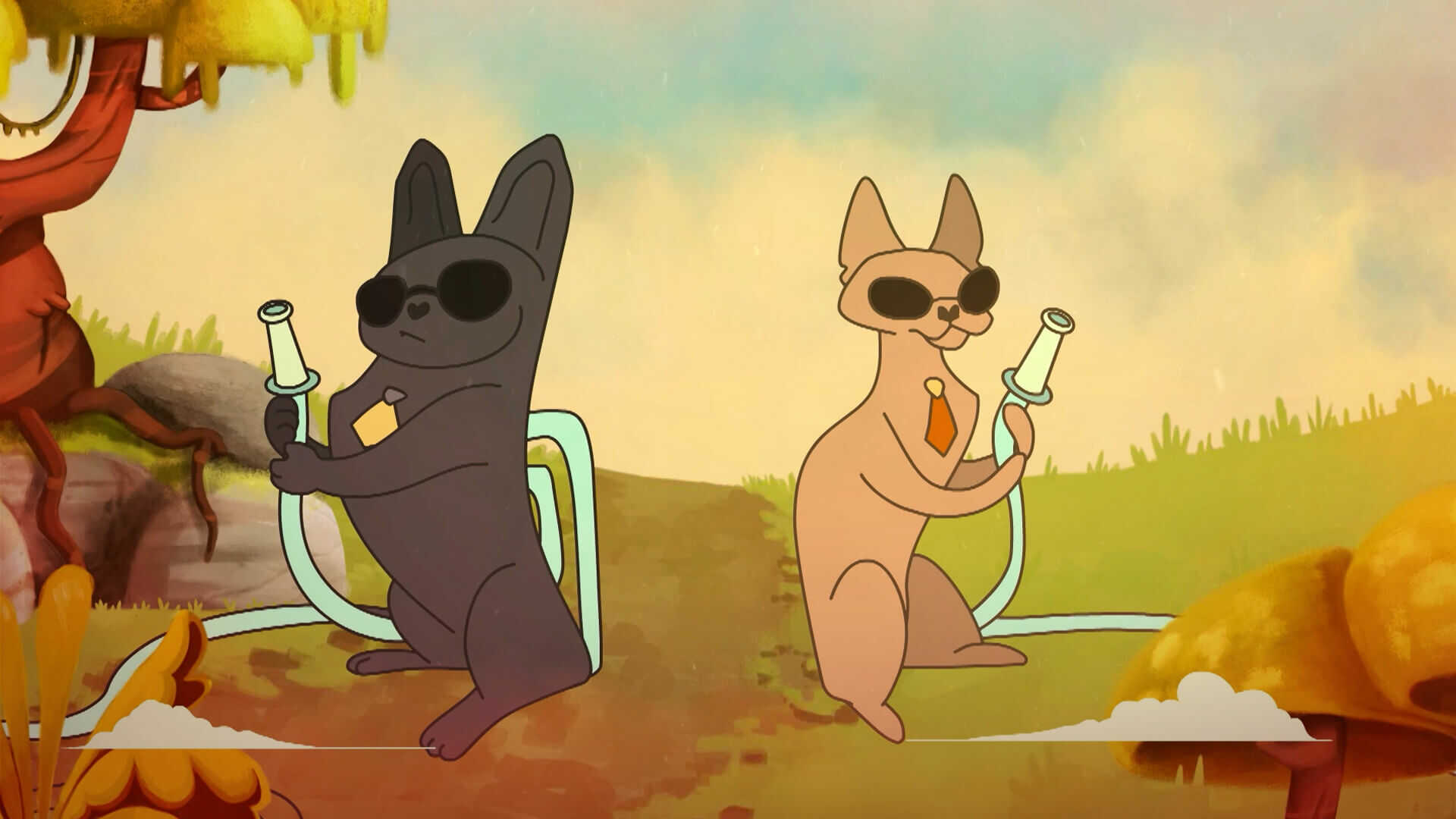 Listos para la pelea de agua