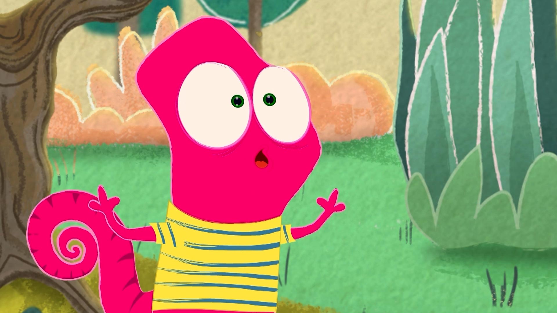 Mira ahora el capítulo 1 de la serie infantil León el camaleón en la plataforma de streaming RTVCPlay