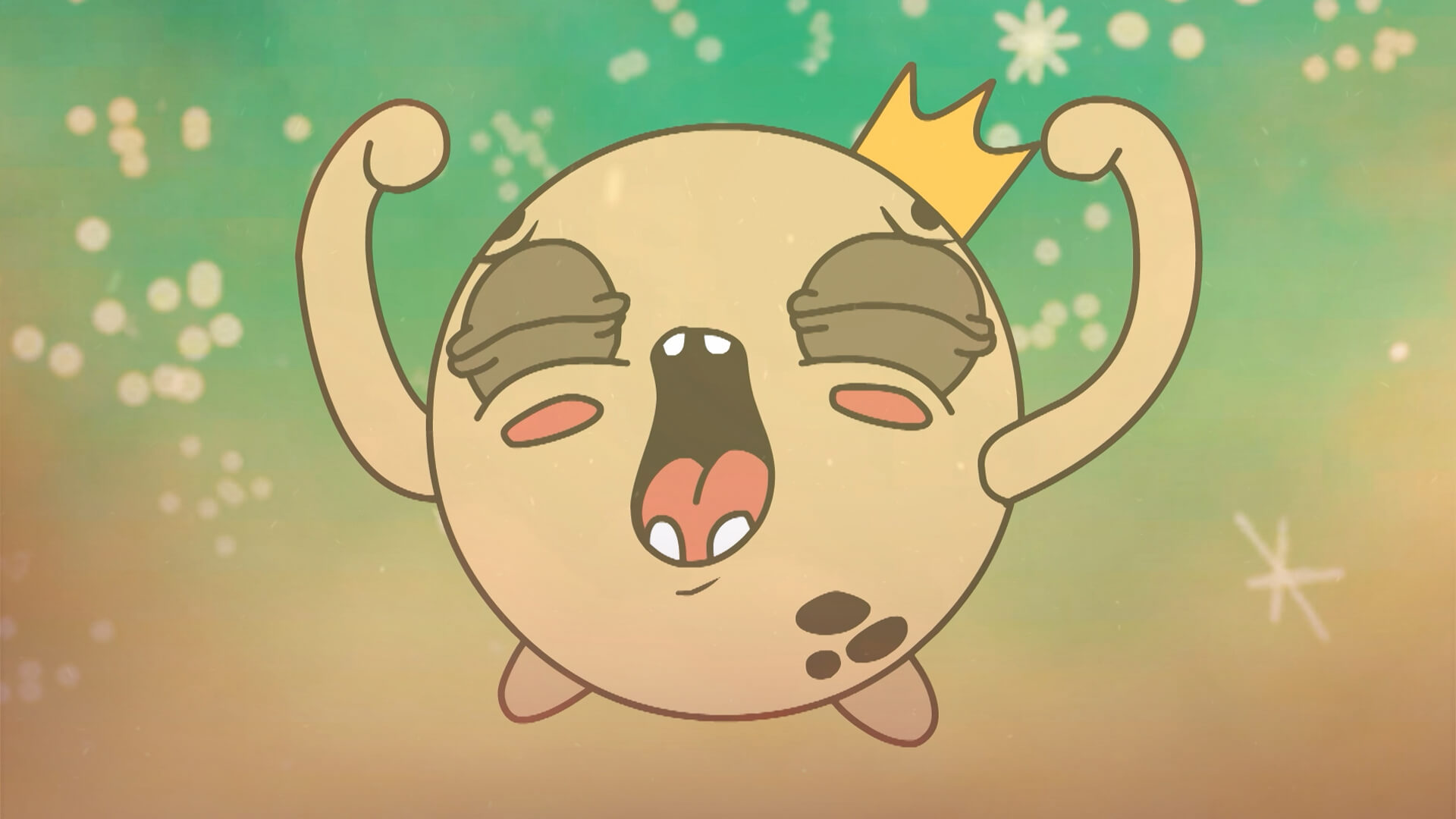 La luna con una corona 