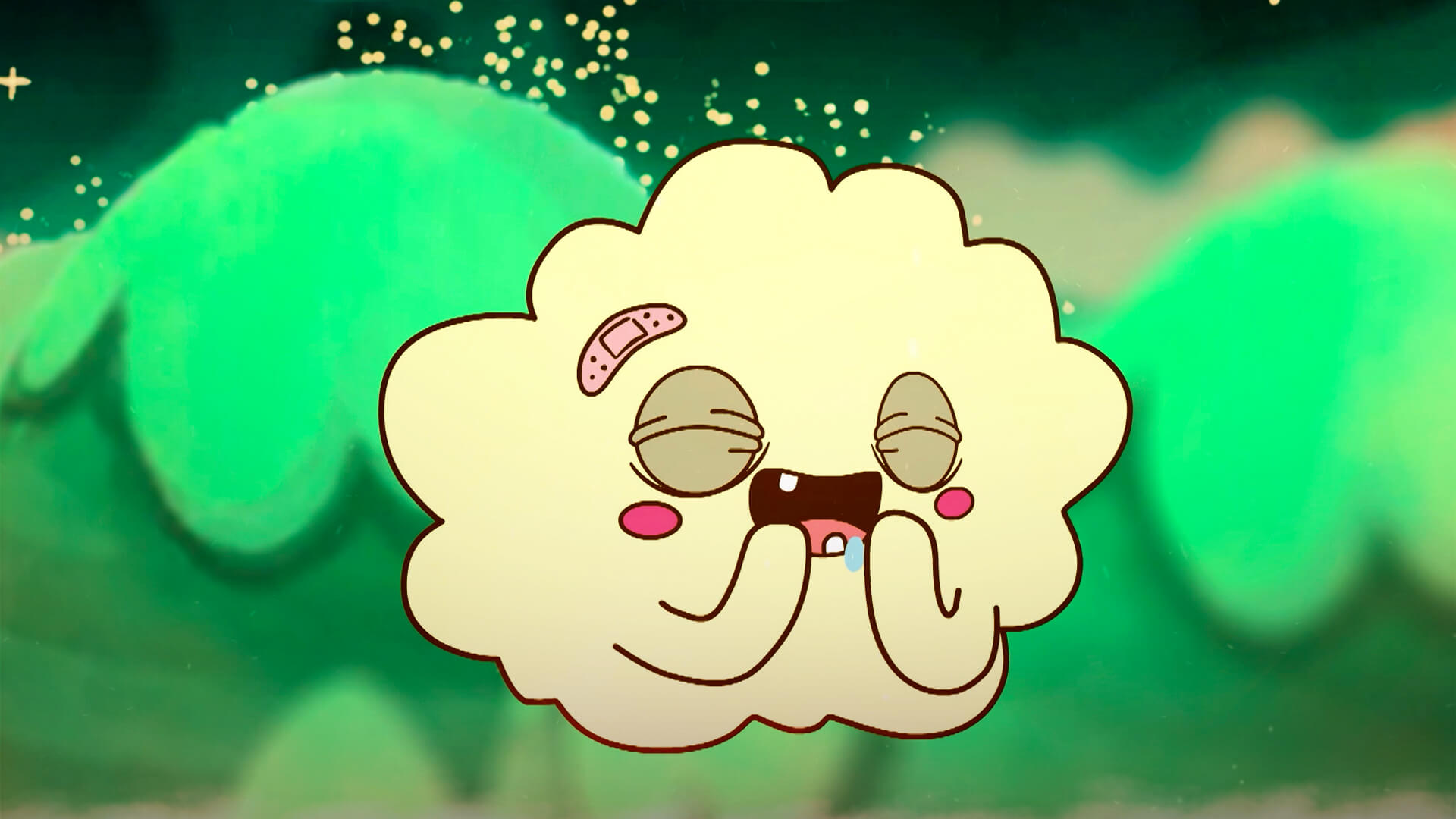 La nubecita vuela y hace música, formas en las nubes, figuras, nubes animadas, banda de musica, series infantiles, series para niños, series gratis, series online, series de señal colombia