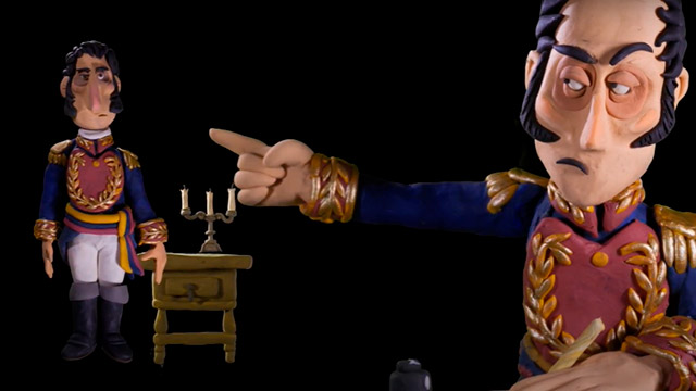 Simón Bolívar plastilina