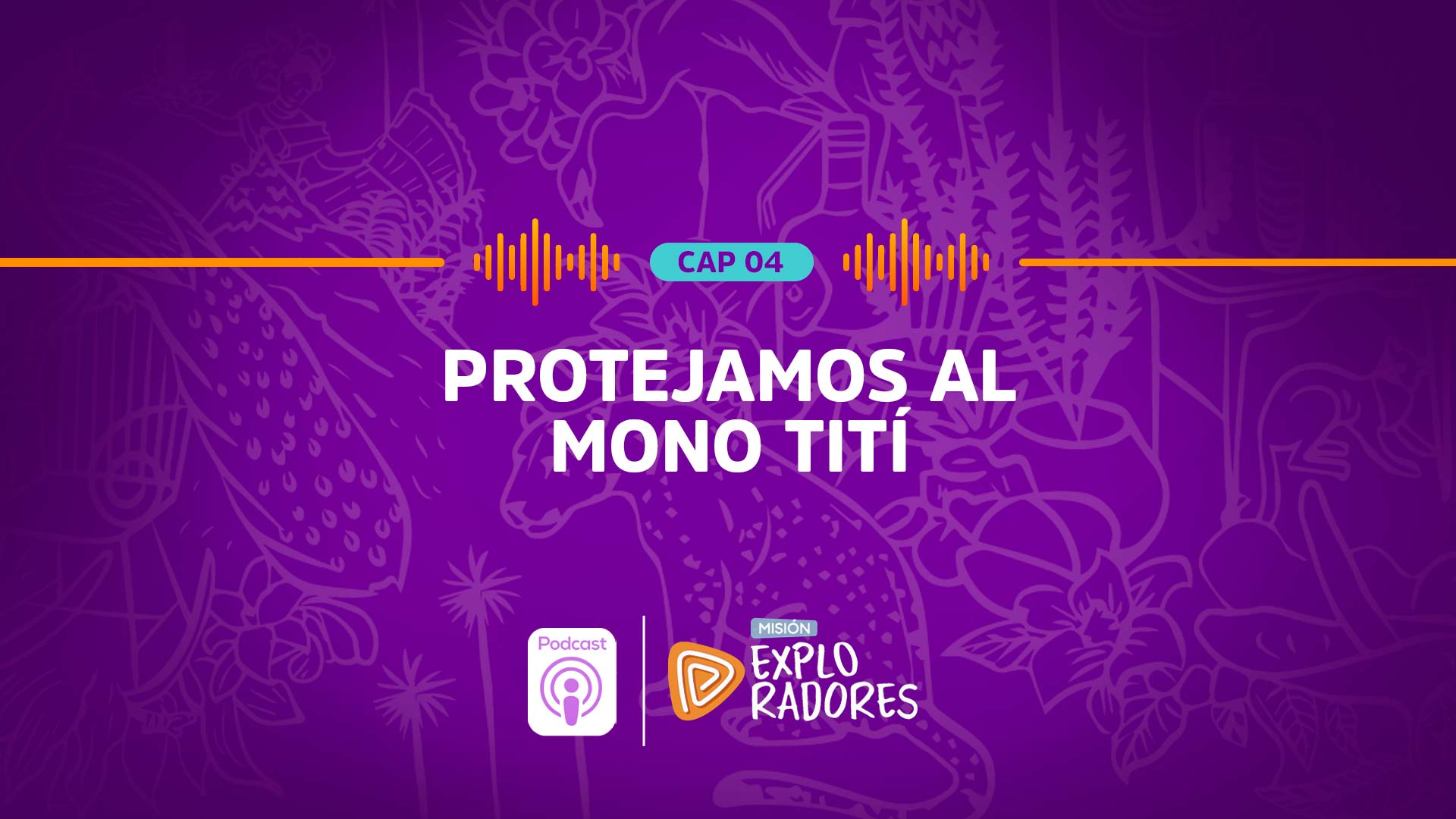 Protejamos al mono tití, proteccion de animales, confervacion de la fauna colombiana, proteccion del mono titi,  series colombianas, radio nacional, series de radio nacional, mision exploradores