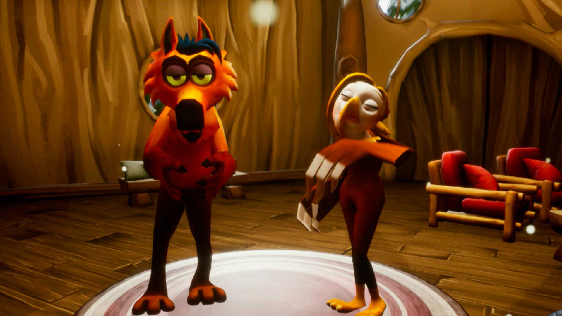 Captura de movimiento de los presentadores de Profe en tu casa