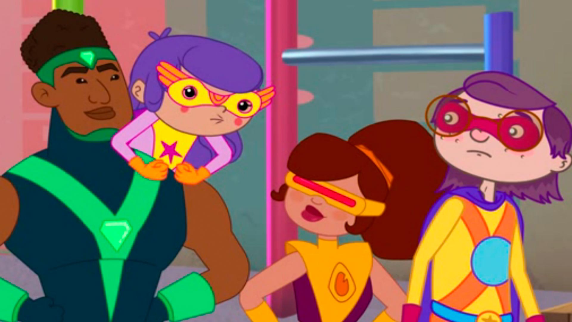 superpoderes, juani y gaton, superheroes, caricaturas de abuelitos,  series para niños, series infantiles, series de señal colombia, series gratis, ver juani y gaton