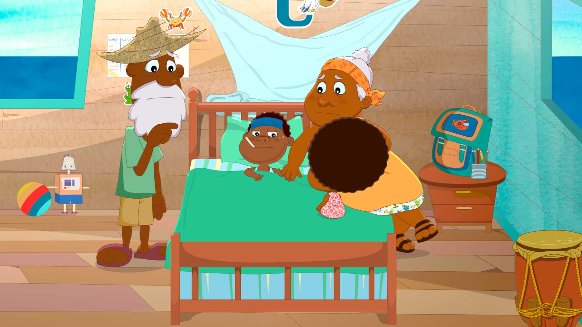 Mira ahora “¿Candelario qué tenés?” capítulo de la serie de eduentretenimiento animada La maleta de Guillermina y Candelario en la plataforma de streaming RTVCPlay