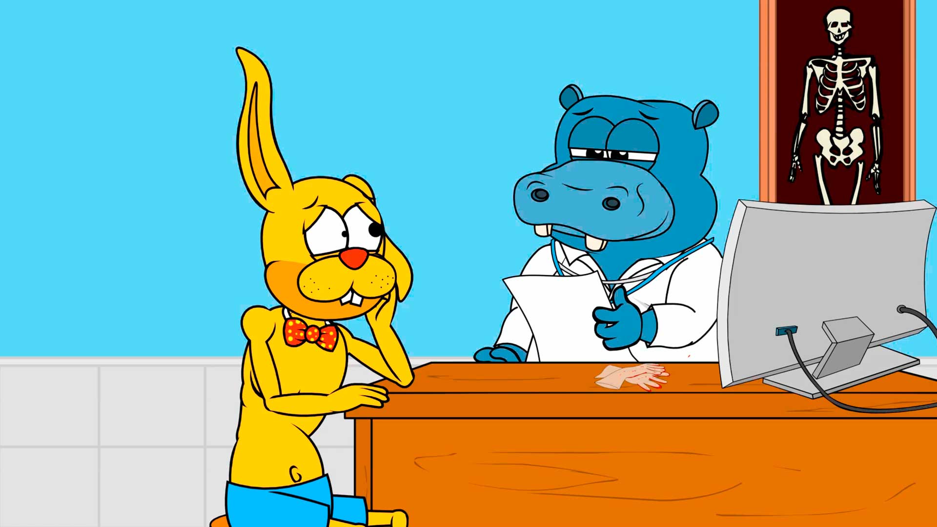 Serie retro adolescente Zootecnia en la plataforma RTVCPlay.