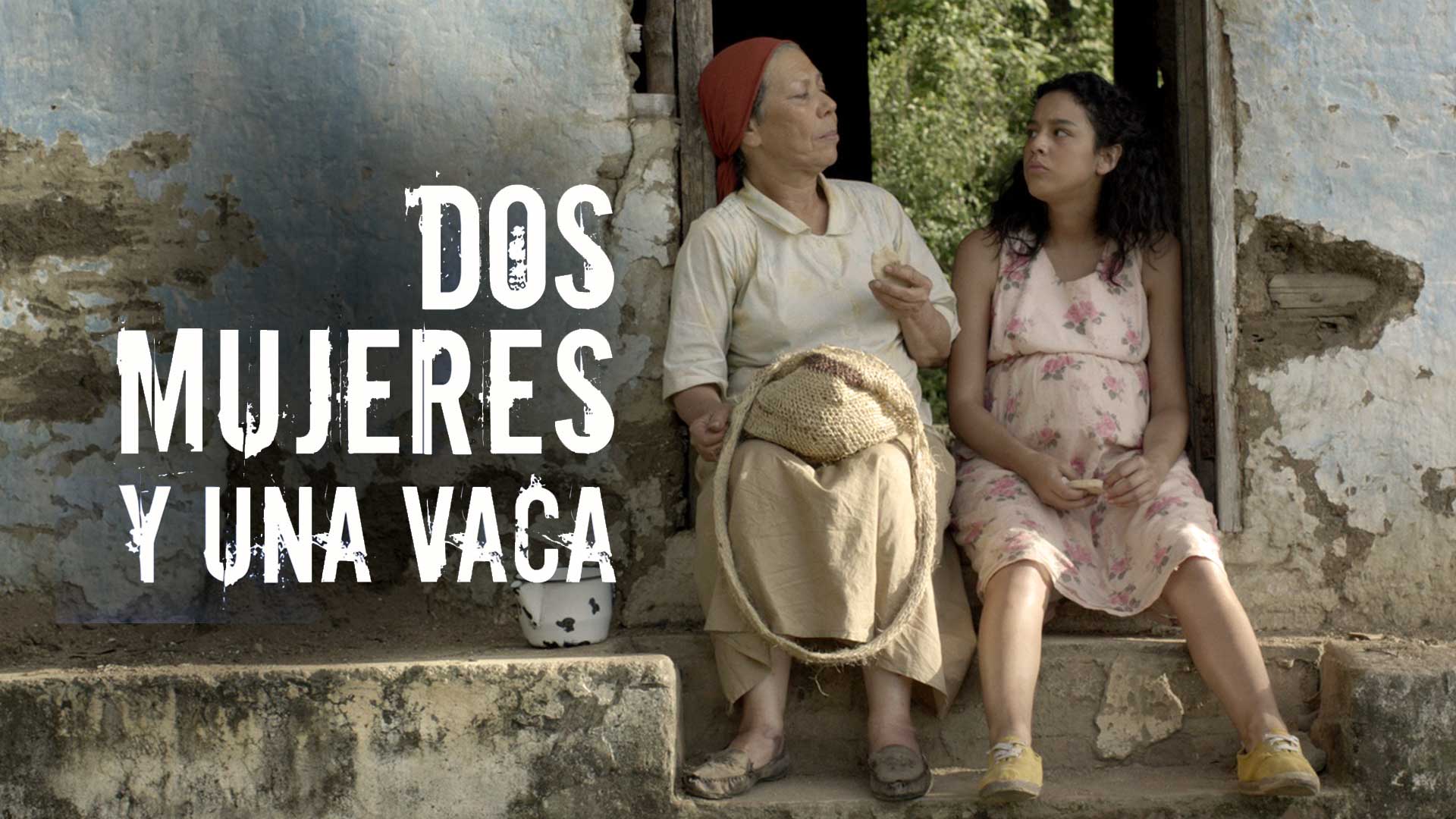 Rosana y Hemerlinda pensando en qué será de sus vidas, ver cine gratis, ver dos mujeres y una vaca, peliculas online