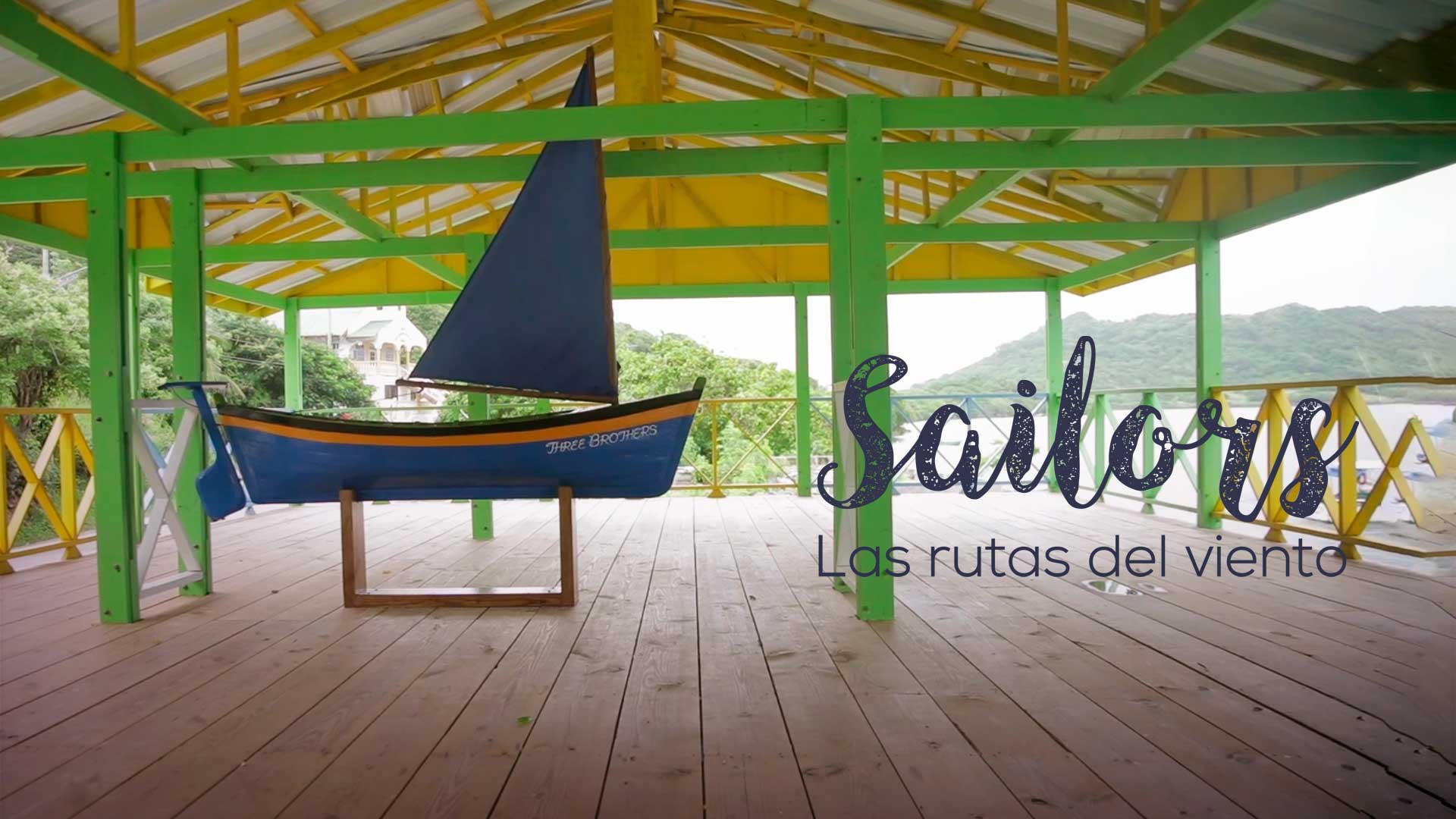 Velero artesanal en un mirador cortometraje documental Sailors Providencia
