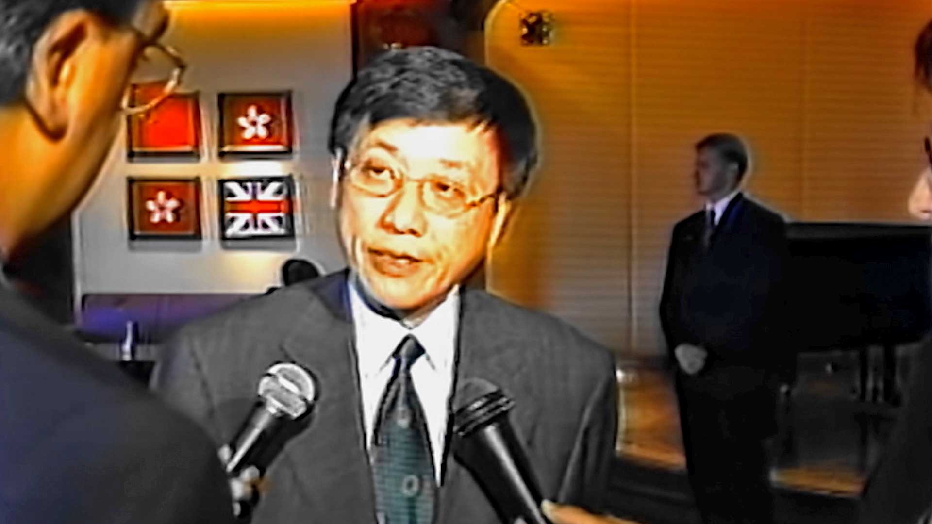 rueda de prensa en Hong Kong 