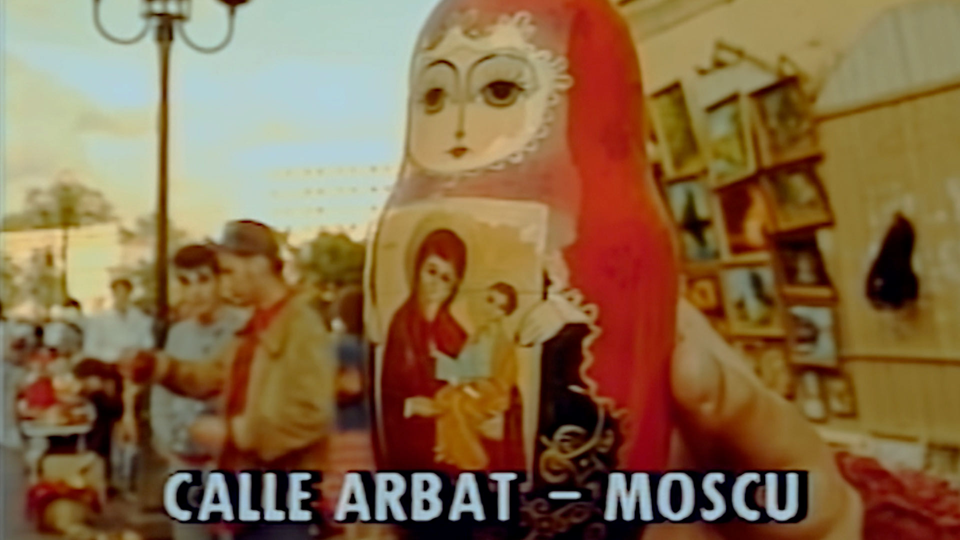 Calle Arbat en Moscú