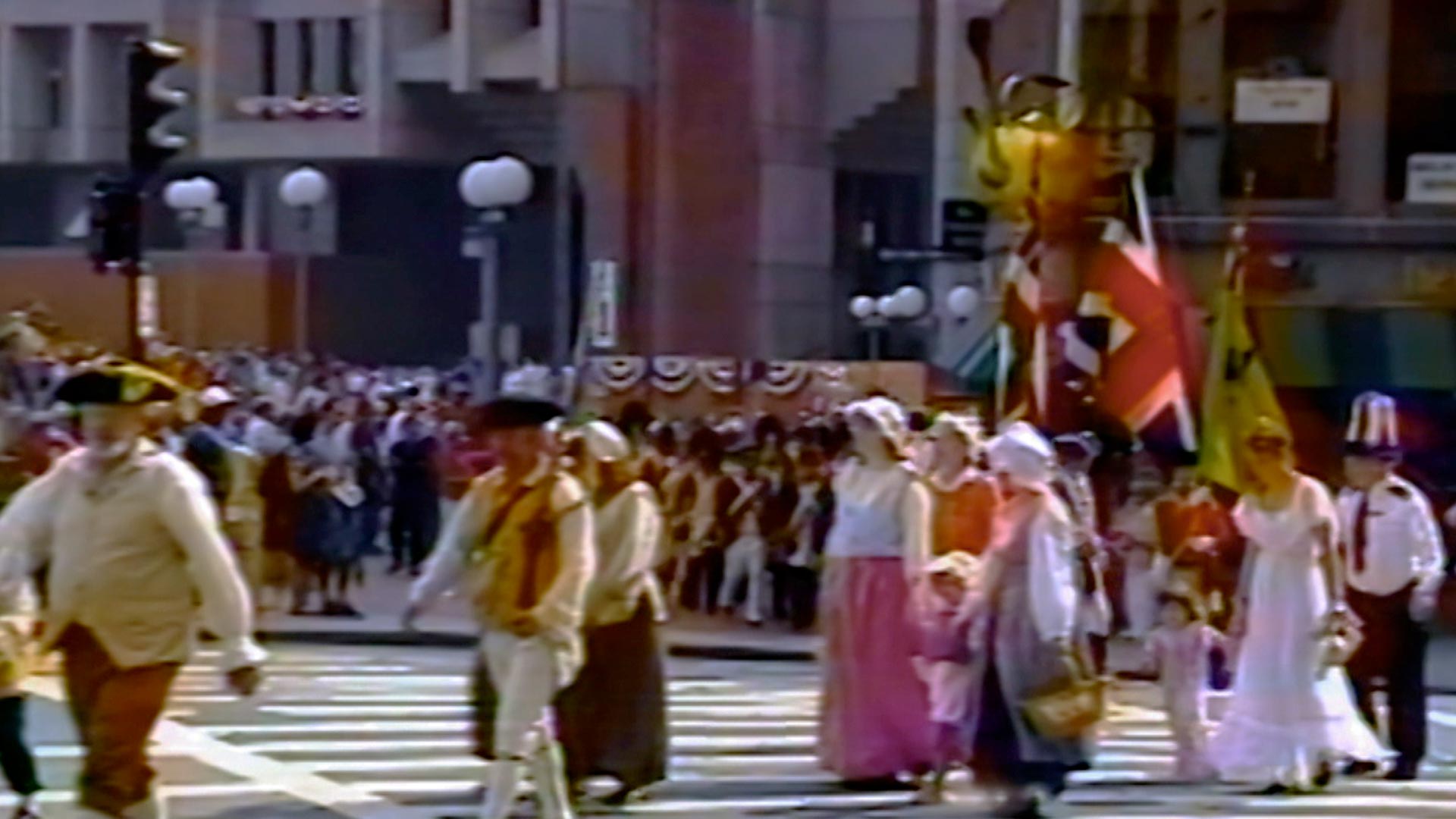 Desfile de independencia en Estados Unidos