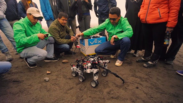 Experimentos con robots