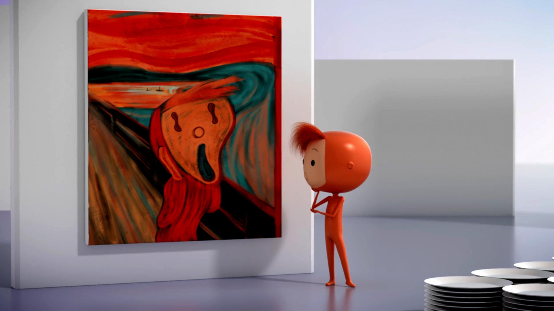 Mira el capítulo ‘¿Cualquier cosa puede ser arte?’ de la serie infantil La gran pregunta en la plataforma de streaming de todos los niños y niñas: RTVCPlay