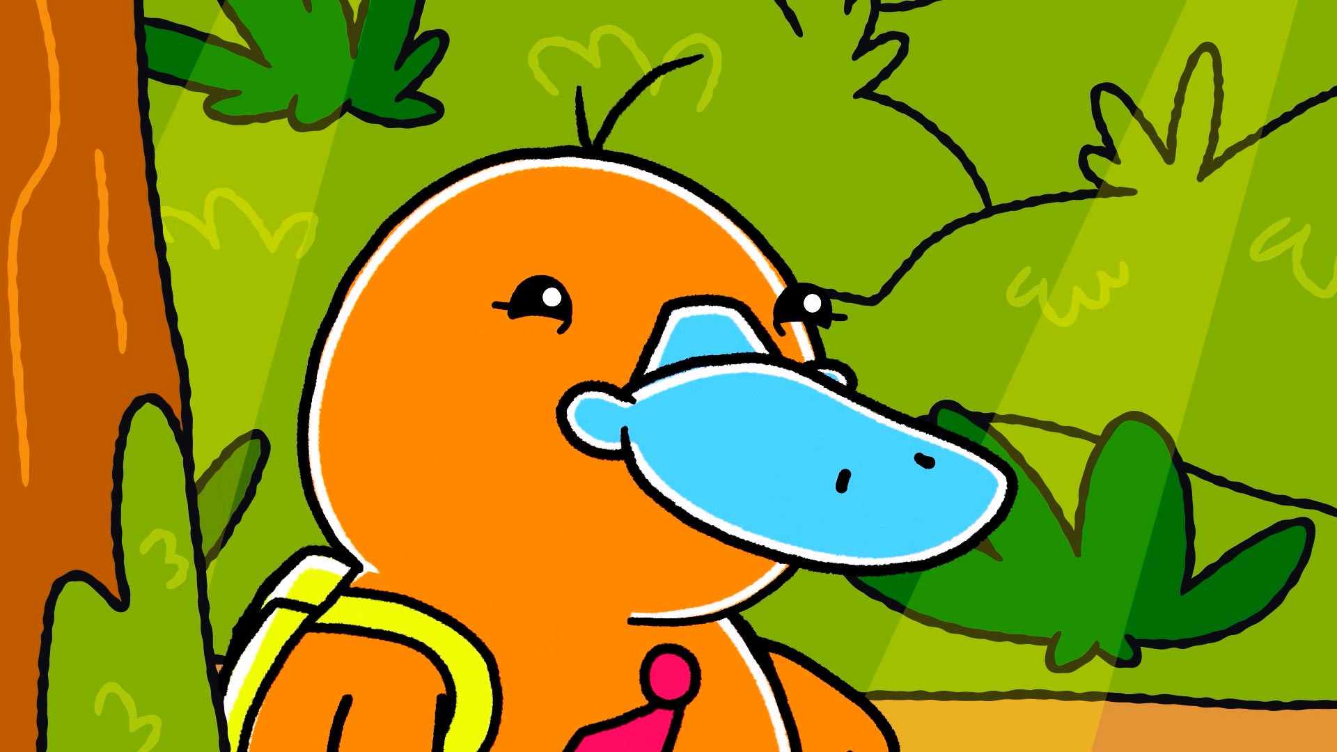 Ornitorrinco animado,  series infantiles, series colombianas gratis, series online para niños, series colombianas gratis, series infantiles, aprender sobre animales, ornitorrinco e Iguana animados, animales andinos, aprender sobre animales