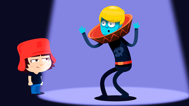 Caricatura de Hamlet y Siesta Z