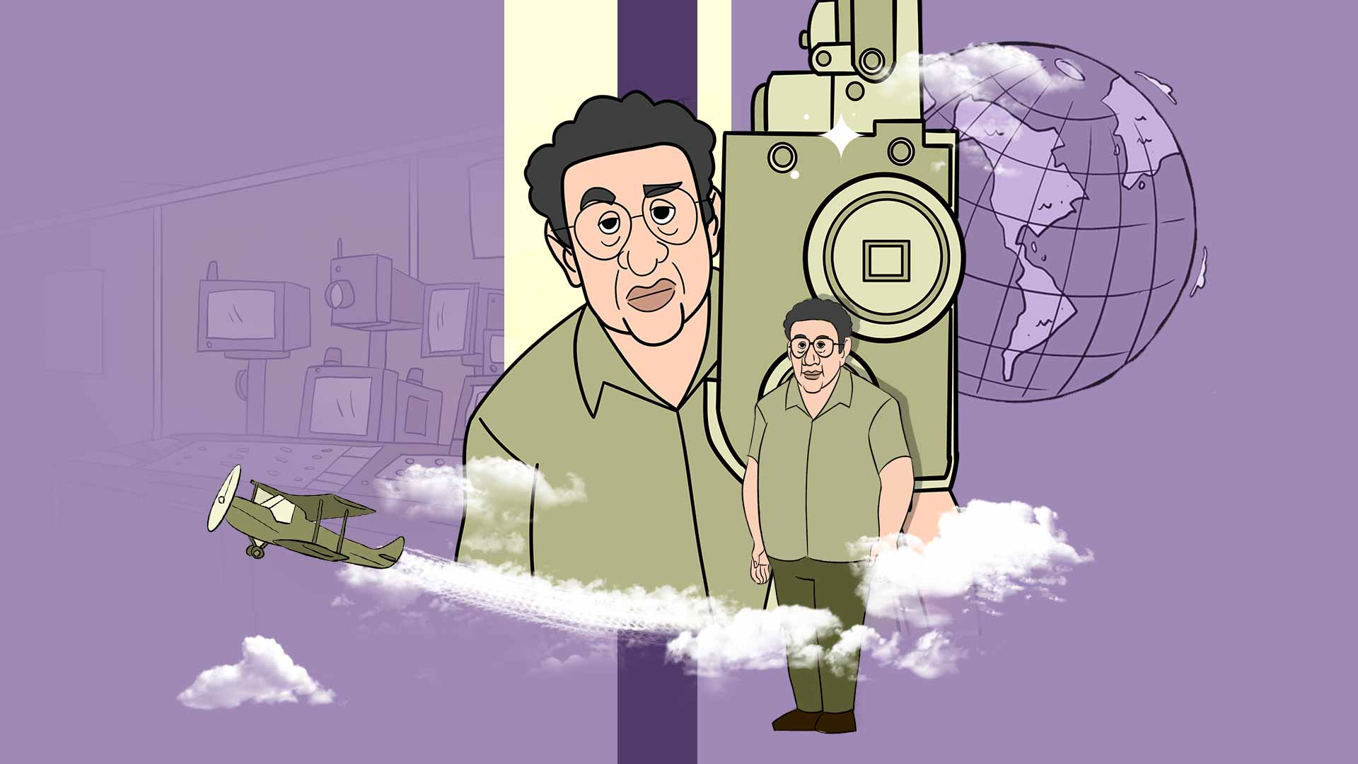 Héctor Mora, el trotamundos, el mundo al vuelo, turismo, viajes, series de señal memoria, ver el mundo al vuelo gratis, viajar por el mundo, personajes biograficos colombianos