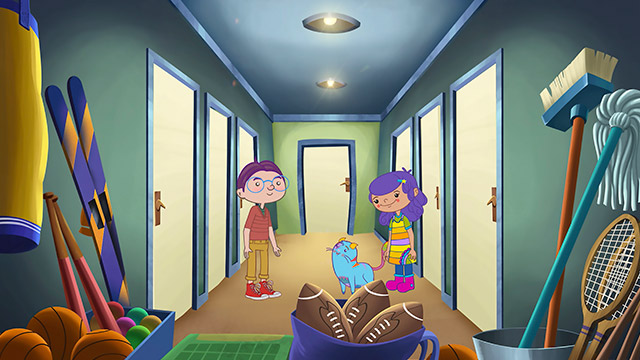 Juani arreglando cosas