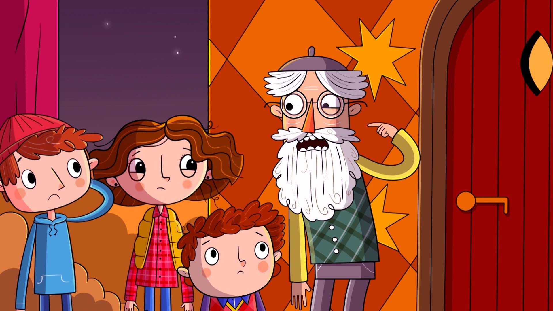 mostruos, juan barbas, maquina del tiempo, datos curiosos de la musica, musica infantil, ver Hipnosis Pollistica, serie infantil, serie gratis, series online