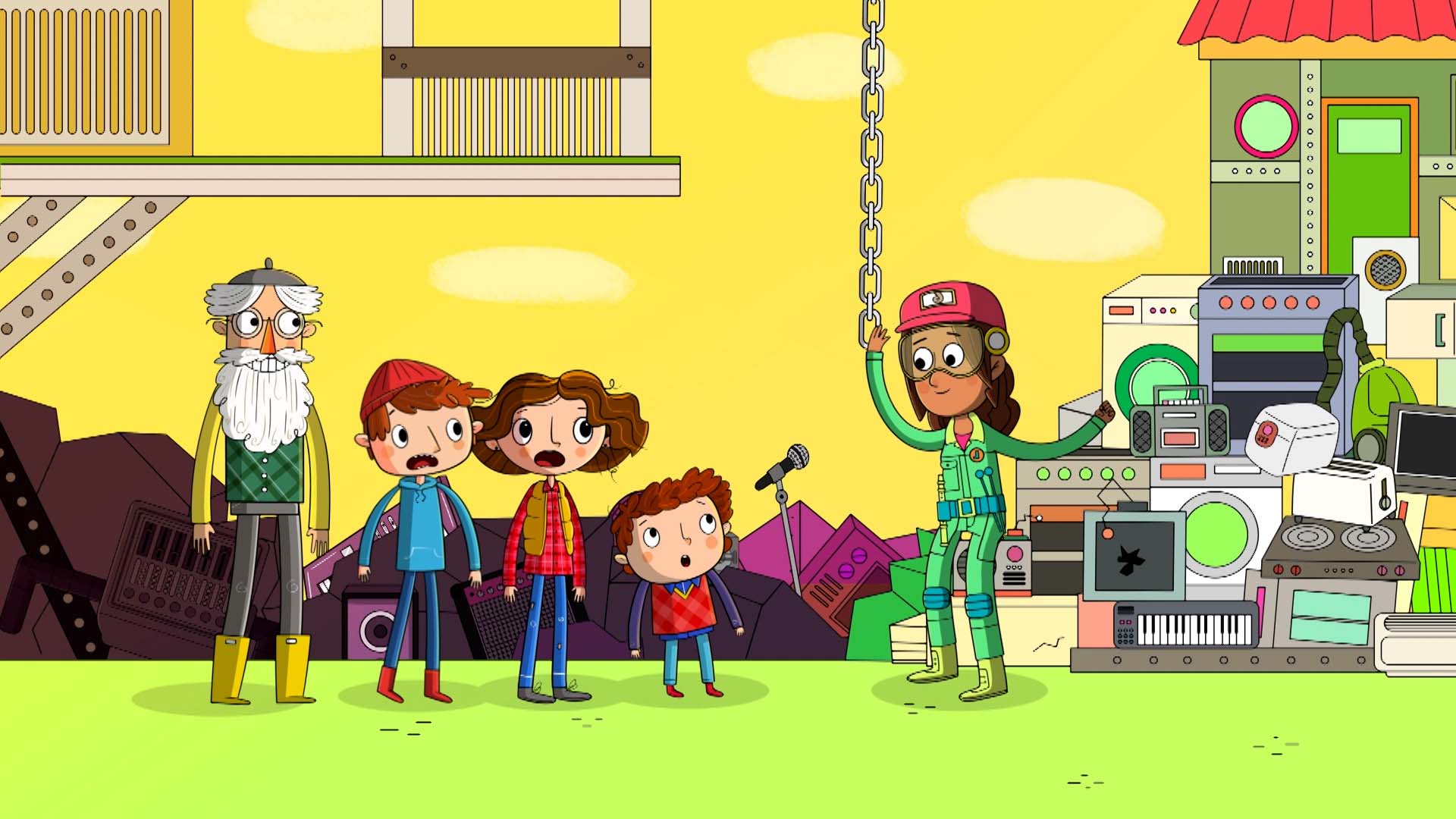 inventor, la orquestita, maquina del tiempo, datos curiosos de la musica, musica infantil, ver Hipnosis Pollistica, serie infantil, serie gratis, series online