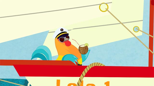 Gallo, barco, RTVCPlay, mar, velas, Señal Colombia, serie infantil, pollitos