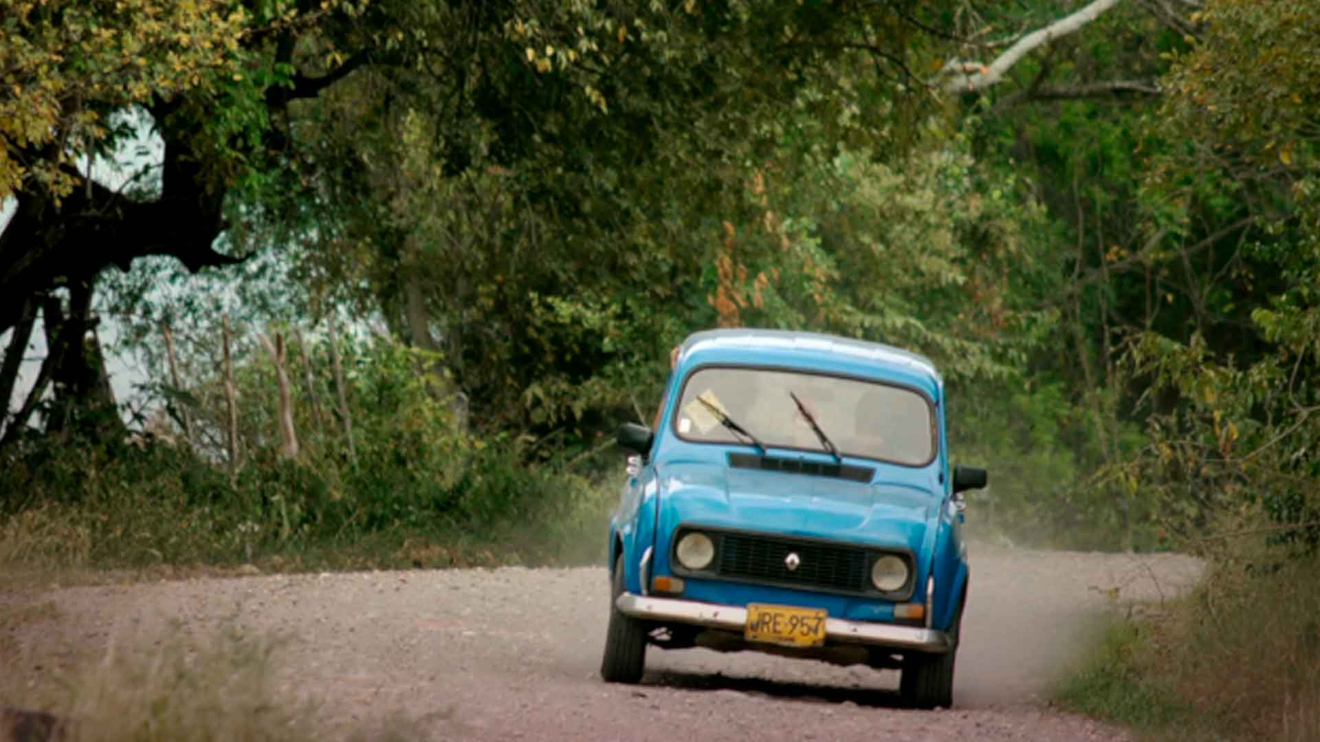 Renault 4 color azul