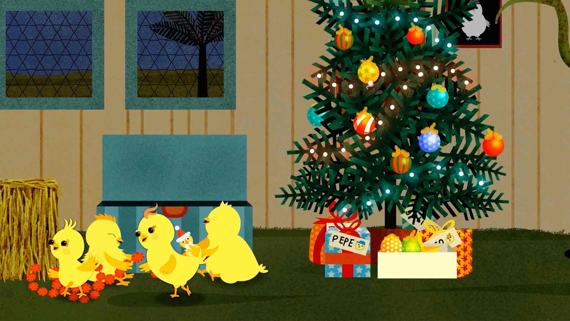 Lolalá y los pollitos en navidad, navidad para niños, canciones navideñas para niños, Lolalá vamos a cantar, dibujos animados, historias infantiles, gallina y sus pollitos, karaoke, canciones infantiles, mariposas, ver lolala vamos a cantar gratis