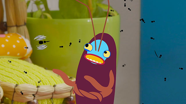 Mirta en la cocina, ensalada de larvas, ensaladas para niños, recetas de asquerosamente rico, ver recetas de asquerosamente rico, series online, series gratis, series de señal colombia, series de cocina infantil