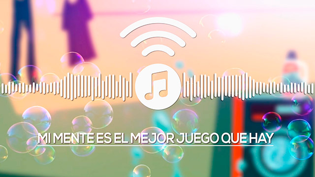 Cartel Mi mente es el mejor juego que hay