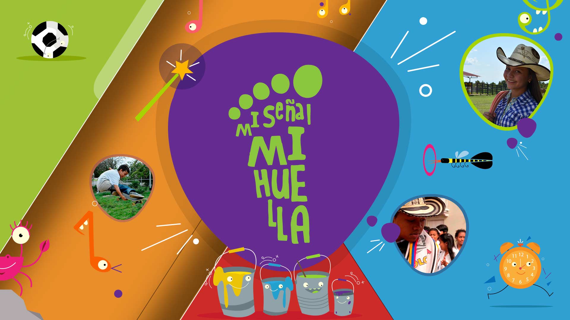 Mira ahora la serie infantil Mi señal, mi huella en la plataforma de streaming RTVCPlay