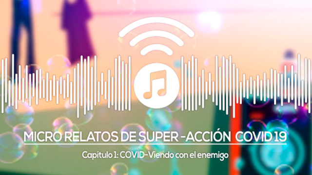 Poster microrelatos con la lavadora al fondo