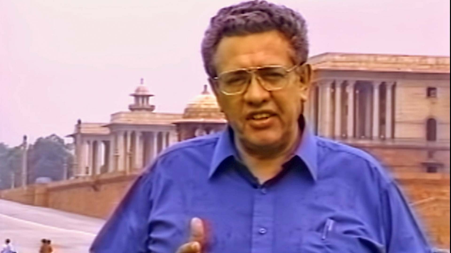 Héctor Mora en Nueva Delhi, India 