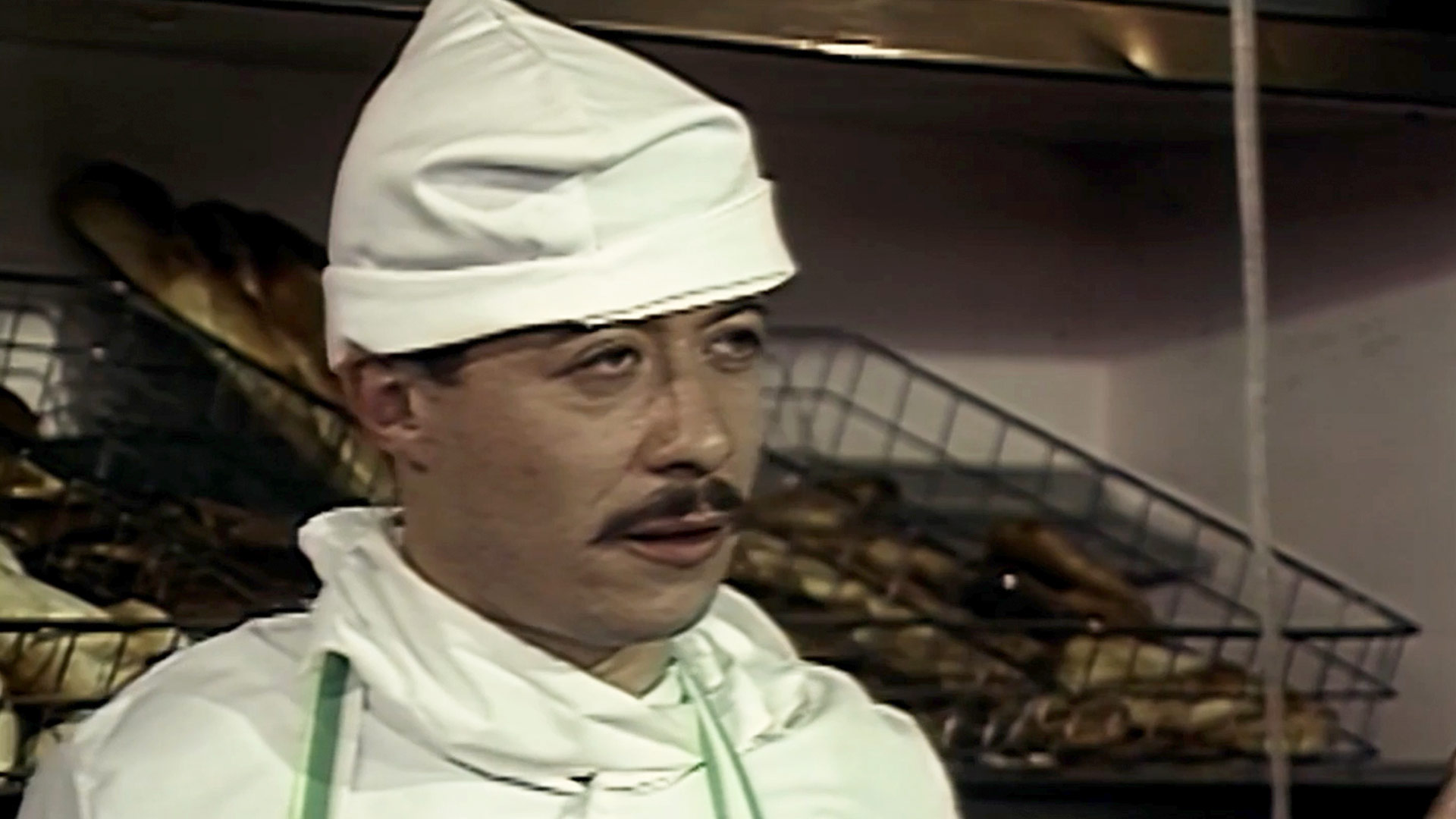 Nerón con traje de panadero