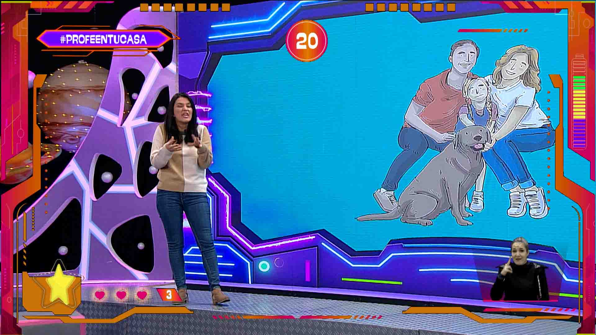 Mira el capítulo “¿Qué nos hace ser familia?” de Profe en tu casa por la plataforma de streaming RTVCPlay 