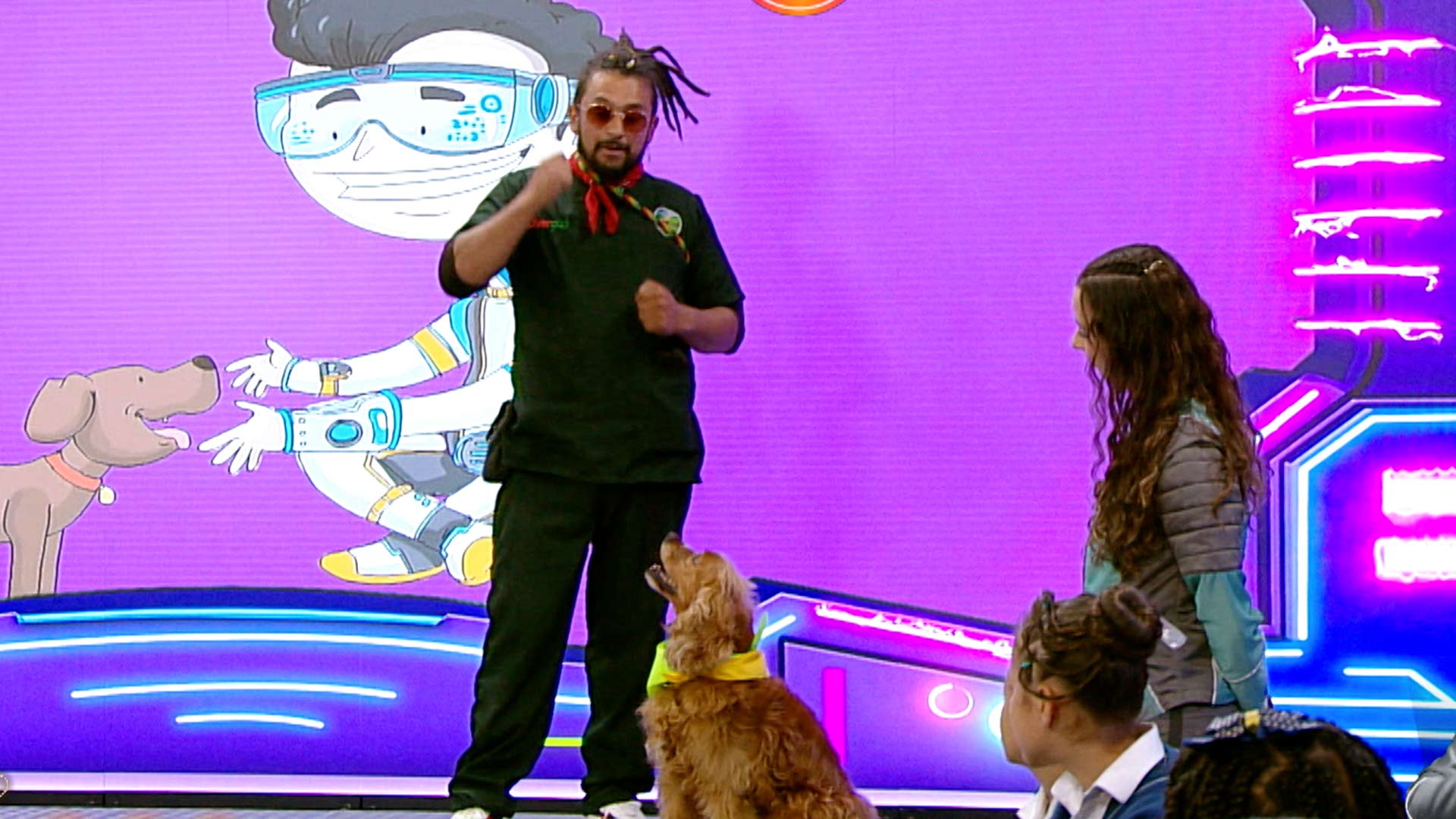 Adiestrando a un perro