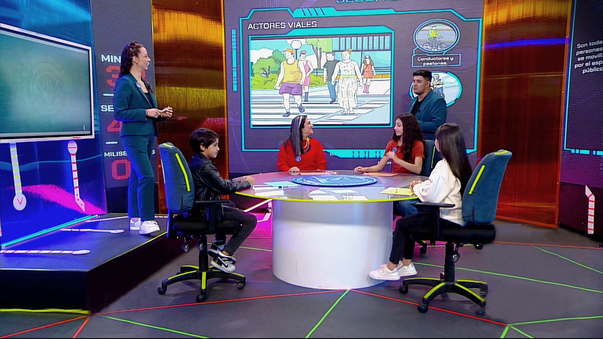 inteligencia vial, accidentes de transito, señalizacion en las calles, series infantiles, señal colombia, series gratis, series educativas, ver profe en tu casa