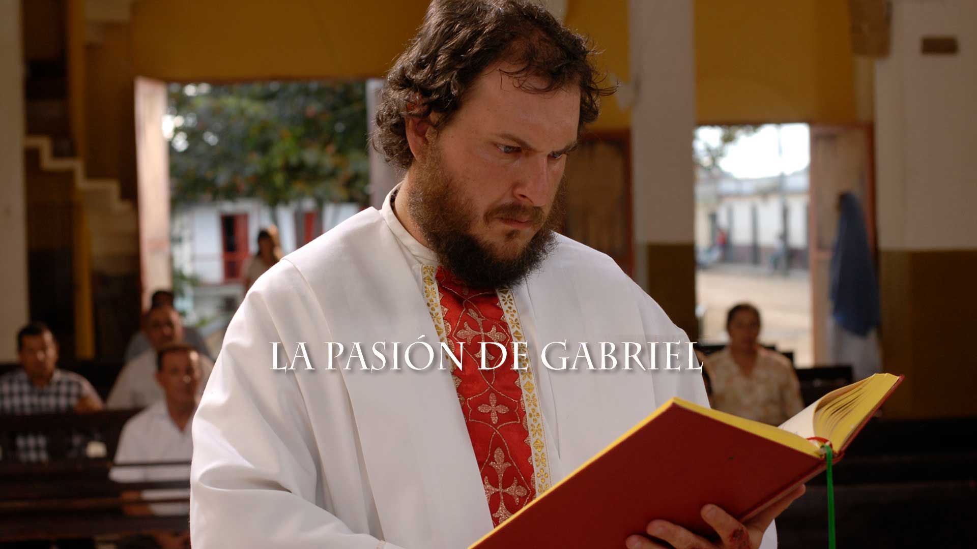 Gabriel dando un sermón, la pasion de gabriel, la pasion de gabriel gratis, curas colombianos, peliculas online, sacerdote, vocacion, comunidad