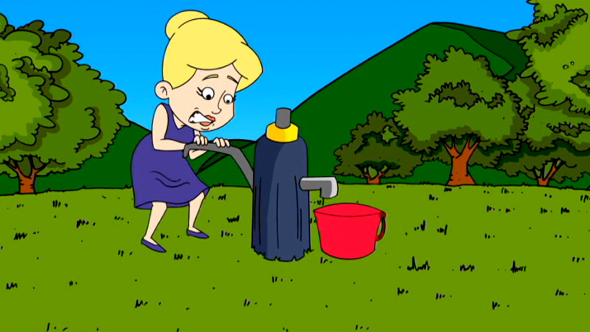 Mira al Profesor Súper O recargado y conoce las consecuencias ambientales que trae el uso de bombas manuales de agua, disponible por RTVCPlay