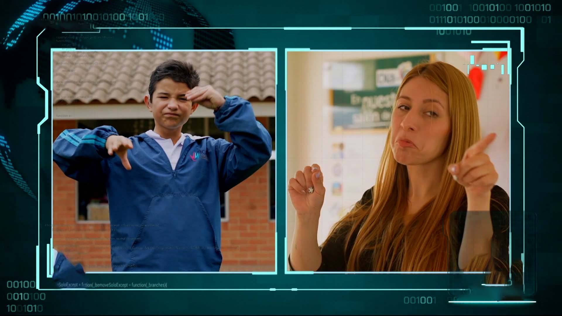 amistad, lenguaje de señas, sordo mudos, comunicacion, lenguaje, señal colombia, series gratis, series educativas, ver profe en tu casa