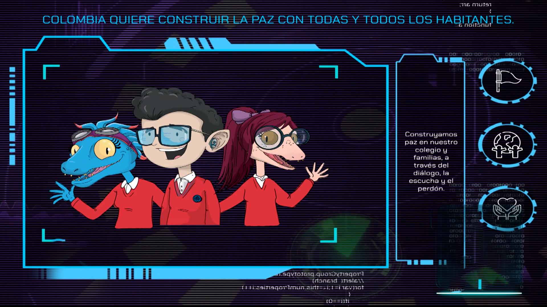 injusticia, paz en colombia, acuerdos de paz, paz en los territorios colombianos, series educativas, series para niños, series gratis, series educativas, ver profe en tu casa