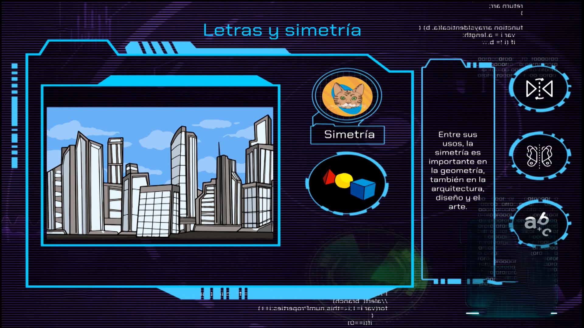 simetria, tamaños, letras, series educativas, series para niños, series gratis, series educativas, ver profe en tu casa