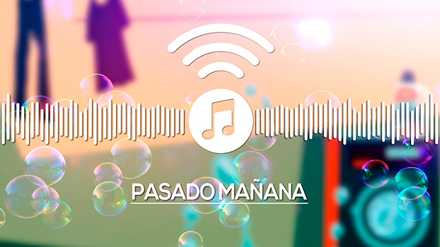 Sonidos con burbujas, una lavadora en el fondo