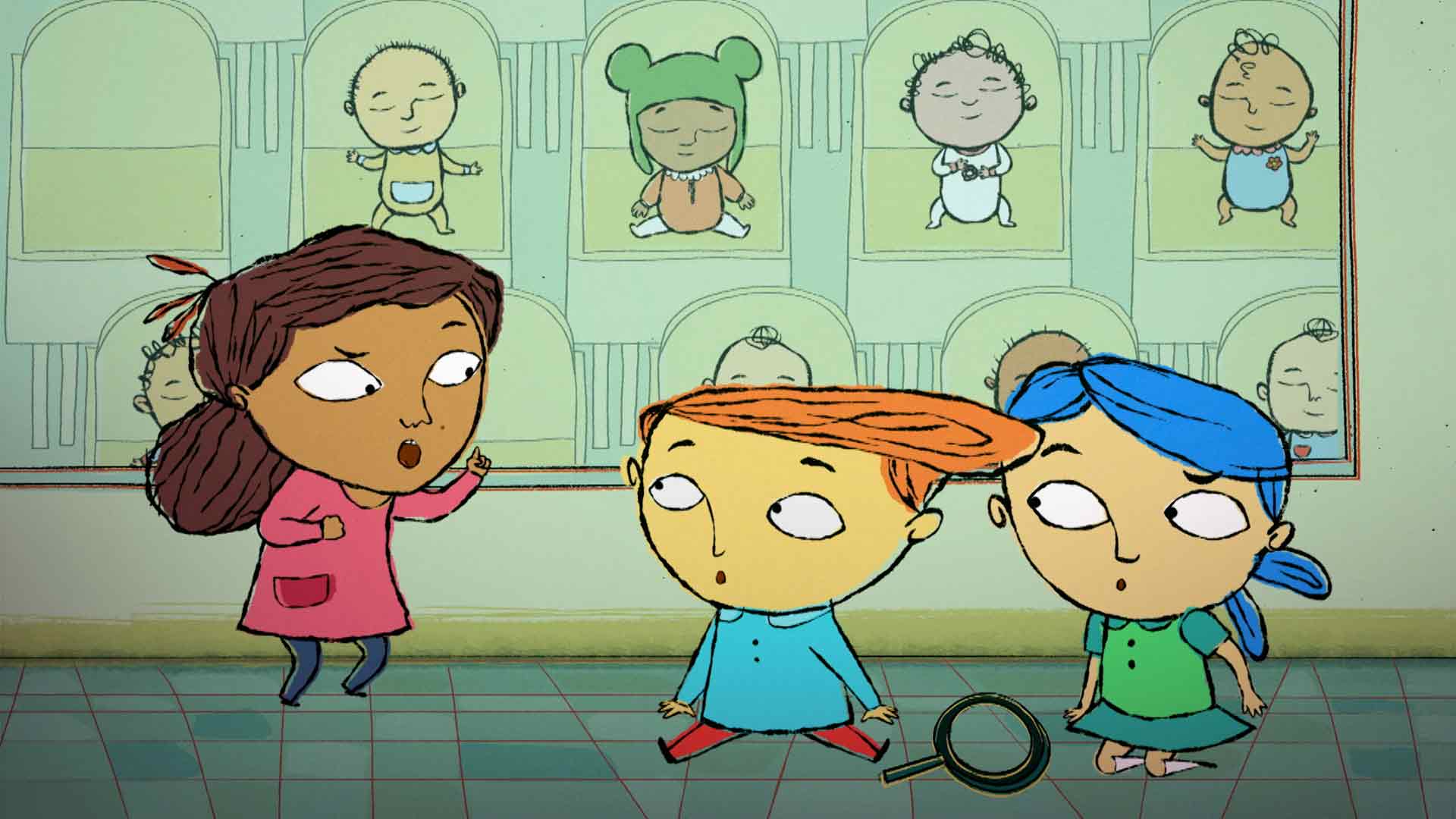 Petit con las amigas, ingenio, adivinar, resolver misterios, series de rtvcplay, series infantiles, series online, series gratis, series para niños, series de rtvcplay